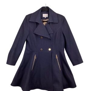 Laundry By Shelli Segal Navy Trench Coat